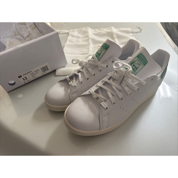 adidas Other - Adidas Stan Smith Swarovski Crystals Men's Size 12 White Green Shoes FX7482
